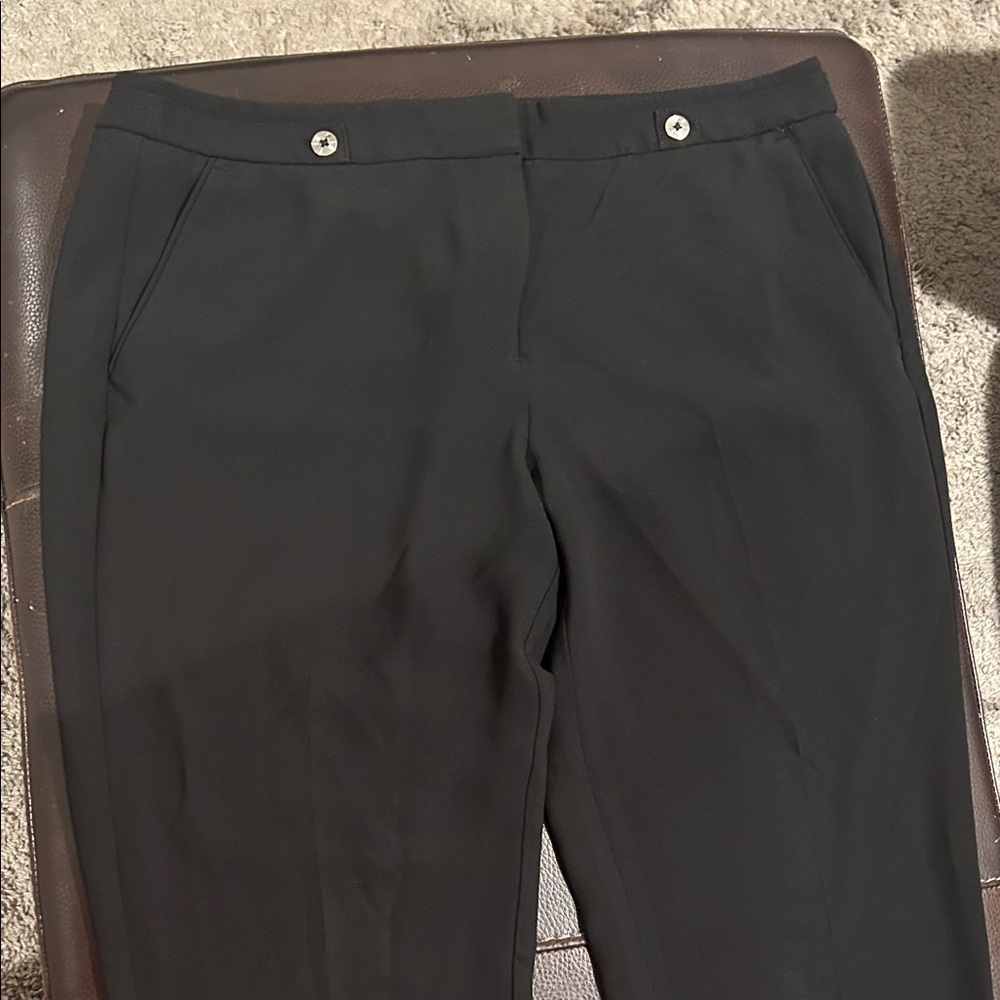 White House Black Market Men's Elegant Black Trousers